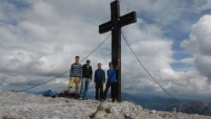 Geschafft! Wir sind am Hochschwab (2277m)!