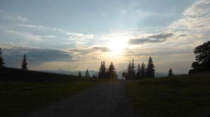 Letzte Sonne bei der Liftstation