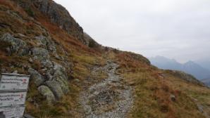 Weiterweg vom Tillianer Joch