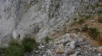 Blick zurück nach dem Anstieg