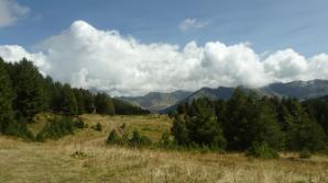 Ausblick bis nach Doberdol (hinten mittig)