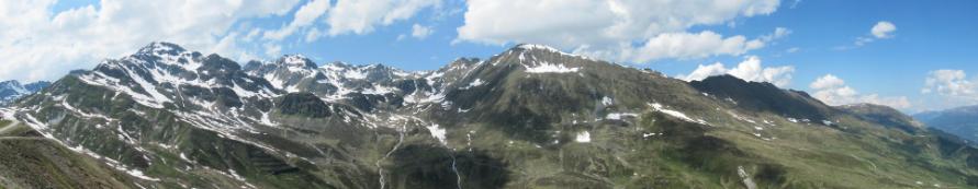 Tirol - Lazidkopf: Richtung Brunnenkopf, Sattelköpfe, Schönjöchl