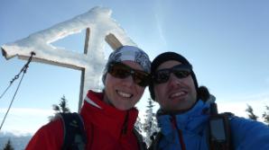 Klaudia und Ich am Obersberg