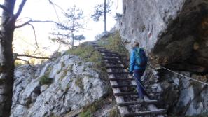 Treppe mit Sicherung