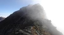 Nebel kommt von der italienischen Seite