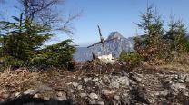 Steckerlkreuz bei der Aussicht