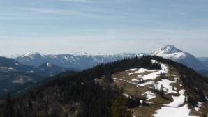 Gemeindealpe, Dürrenstein, Ötscher, vorne der Ahornberg