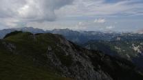 Richtung Hochturm (links) und TAC-Spitze/Griesmauer (rechts)