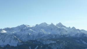 Ausblick vom Hohen Kalmberg zum Dachstein