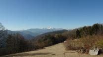 Blick zum Schneeberg am Start