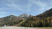 Blick zum Gartnerkofel am Parkplatz