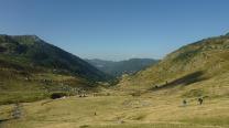 Blick zurück im Anstieg nach Doberdol