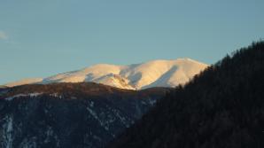 Letzte Sonne am Schneeberg