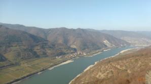 Ausblick von der Tischwand zur Donau