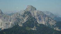 Die Tieflimauer verschmilzt mit dem kleinen Buchstein dahinter