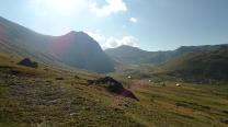 Blick zurück im Anstieg nach Doberdol