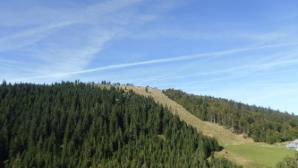 Blick zurück zum Gipfel