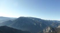 Schräger Ausblick am Gipfel