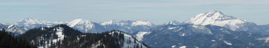 Obersberg: Dürrenstein und Ötscher