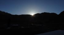 Sonne verschwindet