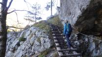 Treppe mit Sicherung