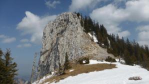 Richtung Gipfelfelsen