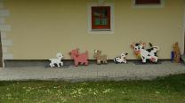 Abstieg zu einem Hof