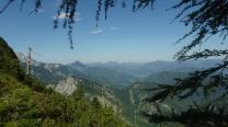 Ausblick kurz vor dem Sattel nach Norden