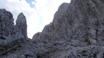 Steinig hinauf