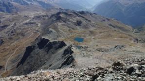 Blick hinab zum Brettersee