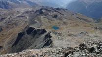 Blick hinab zum Brettersee