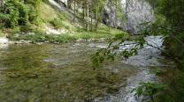 Kurze Pause an der Schwarza