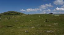 Blick zurück zu Lurgbauerhütte und Amaisbichl