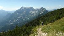 In Richtung Hütte
