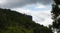 Blick zur Tischwand
